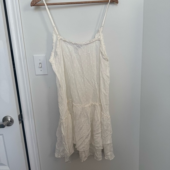 Aerie White Spaghetti Strap Dress flowy coastal cowgirl cottagecore XL - Picture 5 of 7